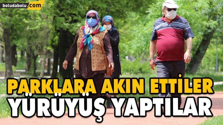 PARKLARA AKIN ETTİLER, YÜRÜYÜŞ YAPTILAR