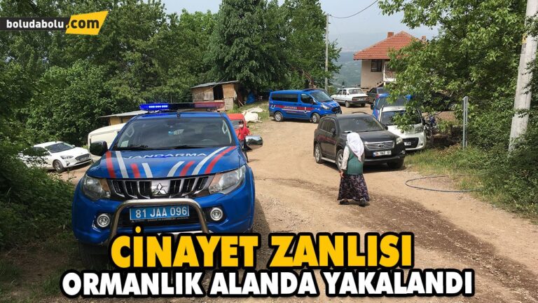 ORMANLIK ALANDA YAKALANDI