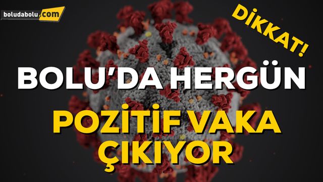 BOLU’DA HERGÜN POZİTİF VAKA VAR ! BOLU’DA HERGÜN POZİTİF VAKA VAR !
