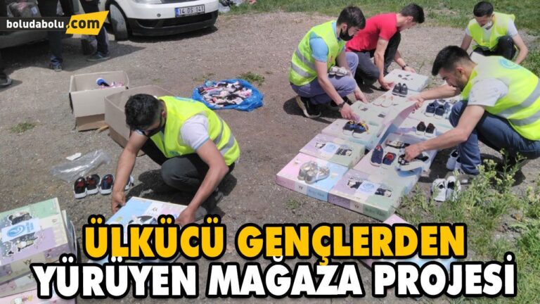 ÜLKÜCÜ GENÇLERDEN YÜRÜYEN MAĞAZA PROJESİ