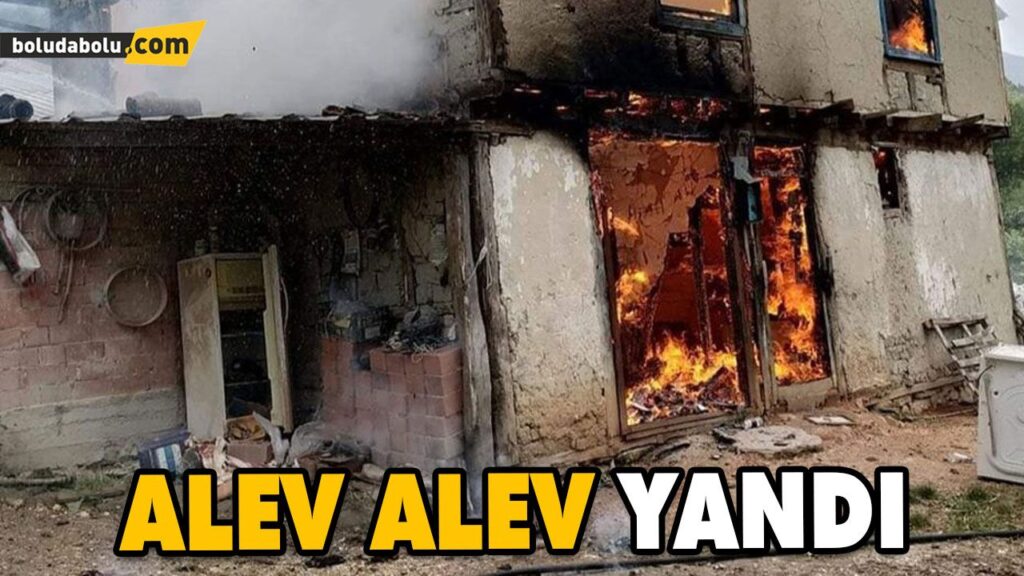 GÖYNÜK’TE YANAN AHŞAP EV KULLANILAMAZ HALE GELDİ GÖYNÜK’TE YANAN AHŞAP EV KULLANILAMAZ HALE GELDİ