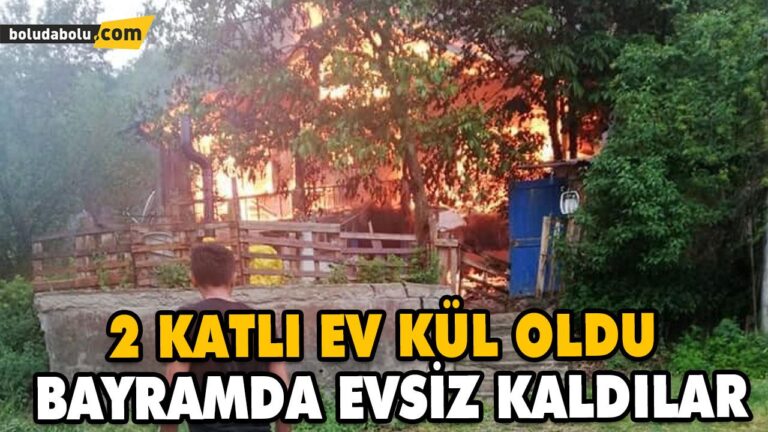 2 KATLI EV KÜL OLDU