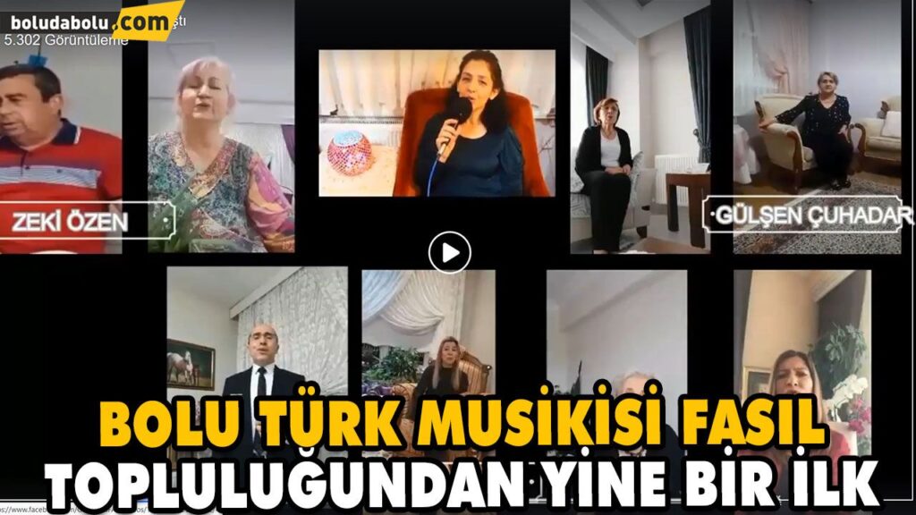 BOLU TÜRK MUSİKİSİ FASIL TOPLULUĞUNDAN YİNE BİR İLK BOLU TÜRK MUSİKİSİ FASIL TOPLULUĞUNDAN YİNE BİR İLK