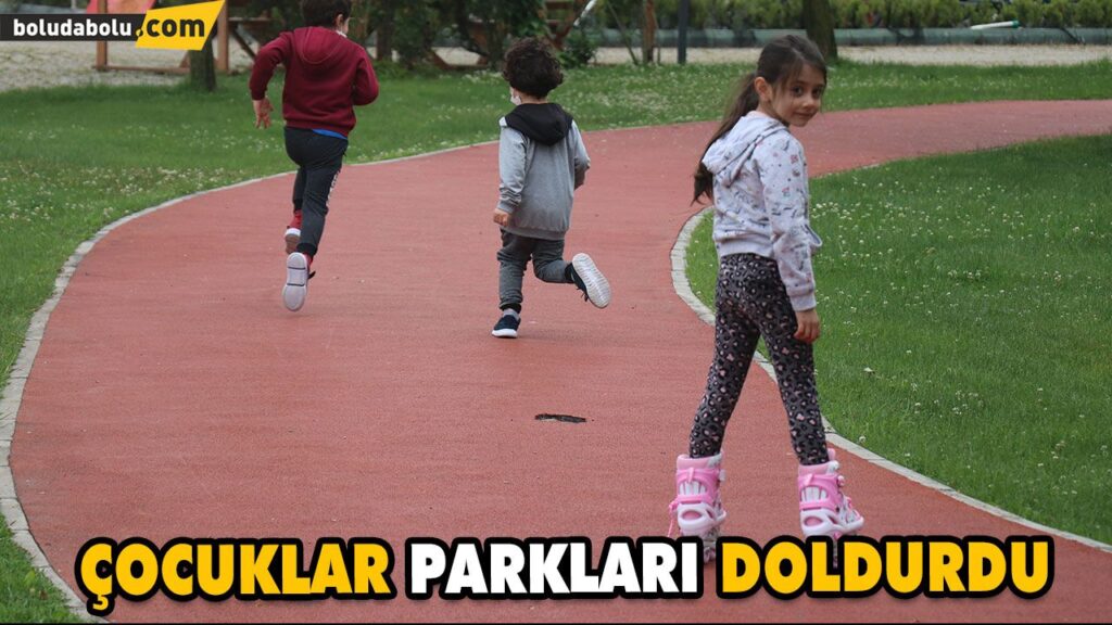 ÇOCUKLAR PARKLARI DOLDURDU ÇOCUKLAR PARKLARI DOLDURDU