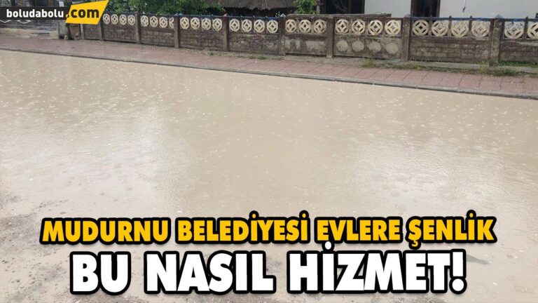 MUDURNU BELEDİYESİ EVLERE ŞENLİK