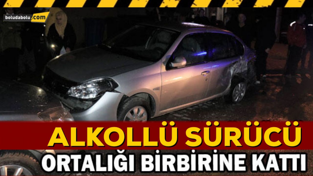 ALKOLLÜ SÜRÜCÜ 3 ARACA ÇARPIP KAÇTI ALKOLLÜ SÜRÜCÜ 3 ARACA ÇARPIP KAÇTI
