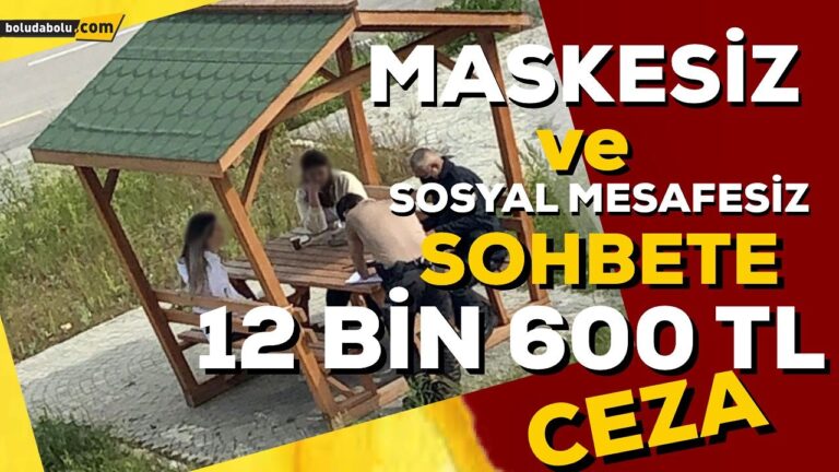 PARKTA OTURAN İKİ KADINA REKOR CEZA