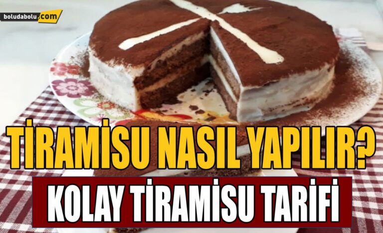 KOLAY TİRAMİSU TARİFİ