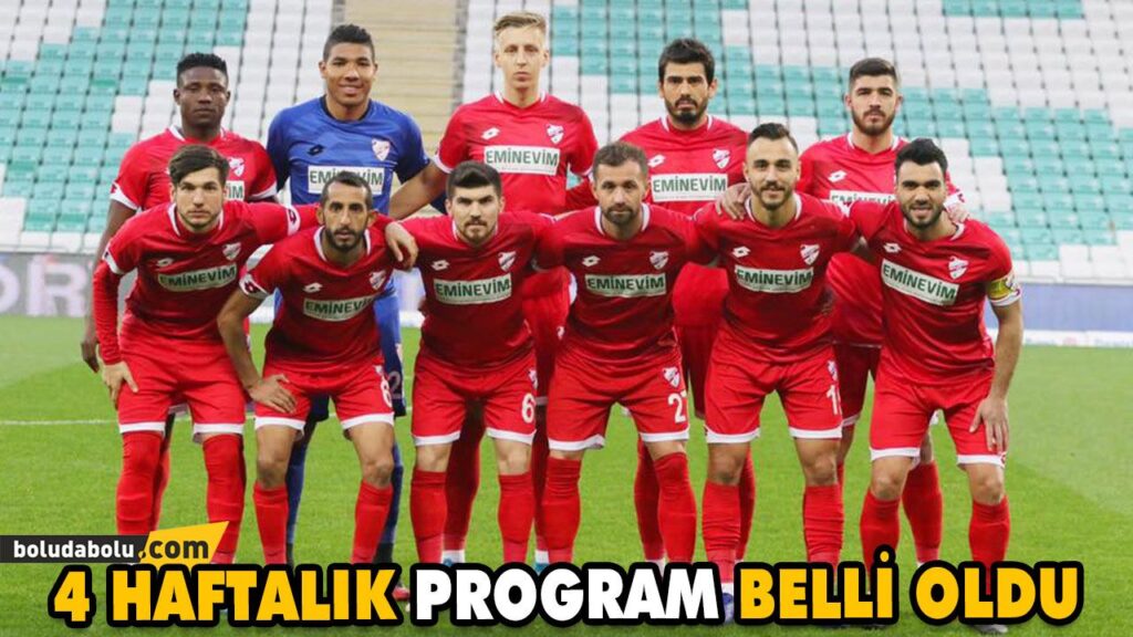 4 HAFTALIK PROGRAM BELLİ OLDU 4 HAFTALIK PROGRAM BELLİ OLDU