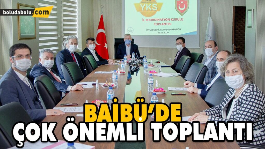 YKS VE MSÜ SINAVLARI İL KOORDİNASYON TOPLANTISI BAİBÜ’DE YAPILDI YKS VE MSÜ SINAVLARI İL KOORDİNASYON TOPLANTISI BAİBÜ’DE YAPILDI