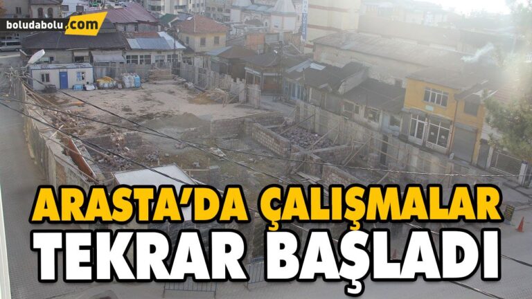 ARASTA PROJESİ DEVAM EDİYOR