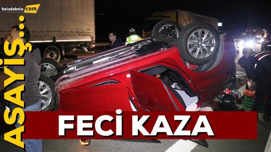 TAKLA ATAN OTOMOBİLDEKİ 5 KİŞİ YARALANDI TAKLA ATAN OTOMOBİLDEKİ 5 KİŞİ YARALANDI