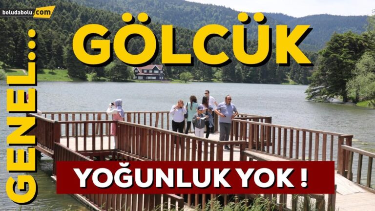 GÖLCÜK TABİAT PARKI’NDA SESSİZLİK HAKİM