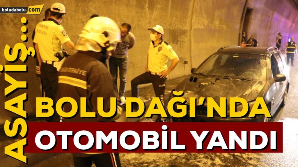 SEYİR HALİNDEKİ OTOMOBİL YANDI SEYİR HALİNDEKİ OTOMOBİL YANDI
