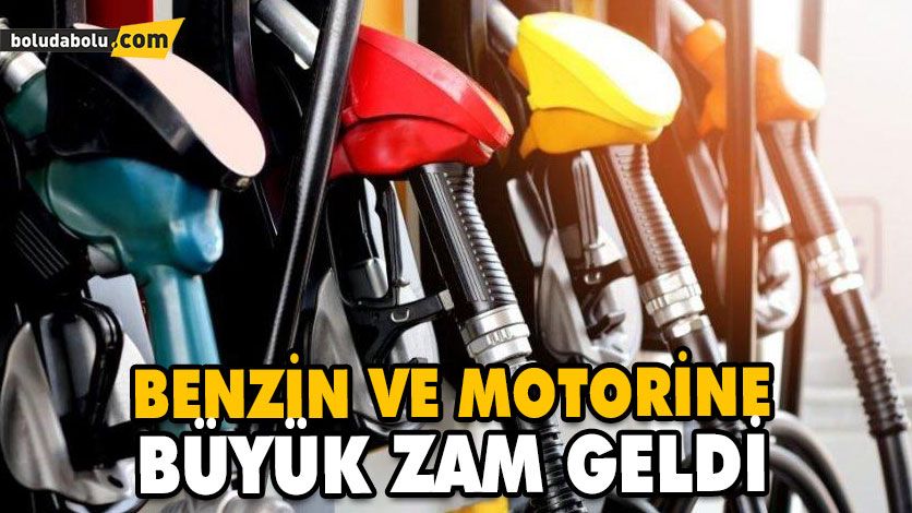 BENZİN VE MOTORİNE BÜYÜK ZAM GELDİ BENZİN VE MOTORİNE BÜYÜK ZAM GELDİ