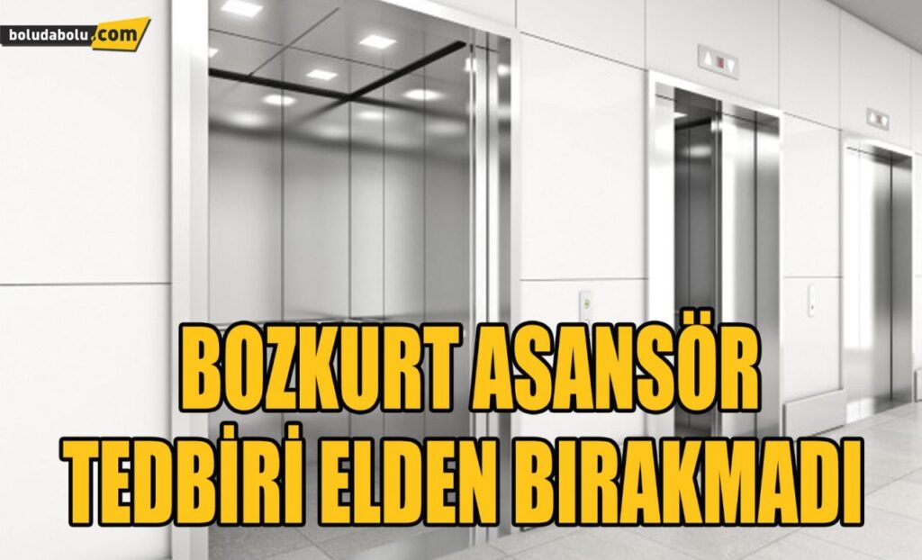 Bozkurt Asansör tedbiri elden bırakmıyor Bozkurt Asansör tedbiri elden bırakmıyor