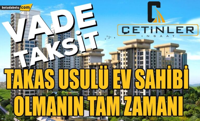 Takas usulü ev sahibi olamanın tam zamanı