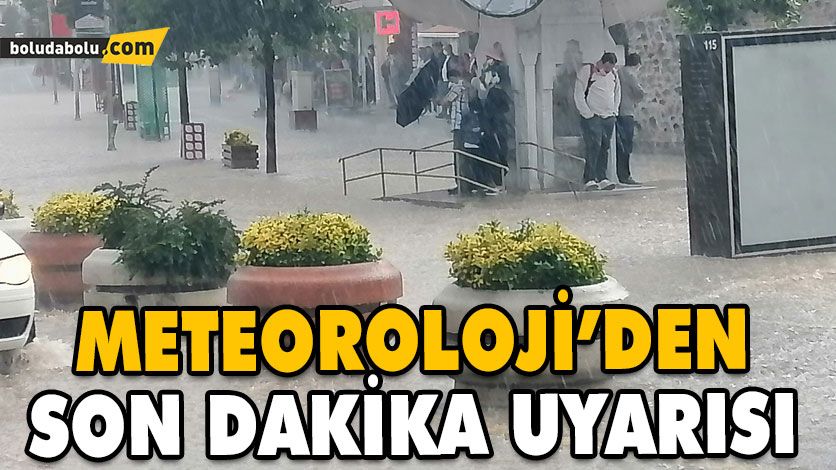 Sağanak uyarısı Sağanak uyarısı