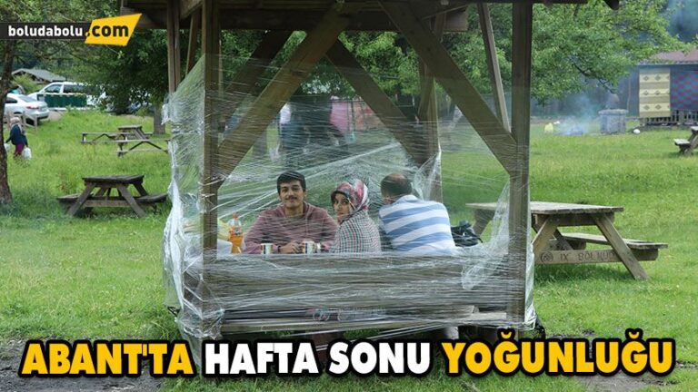 Abant’ta hafta sonu yoğunluğu