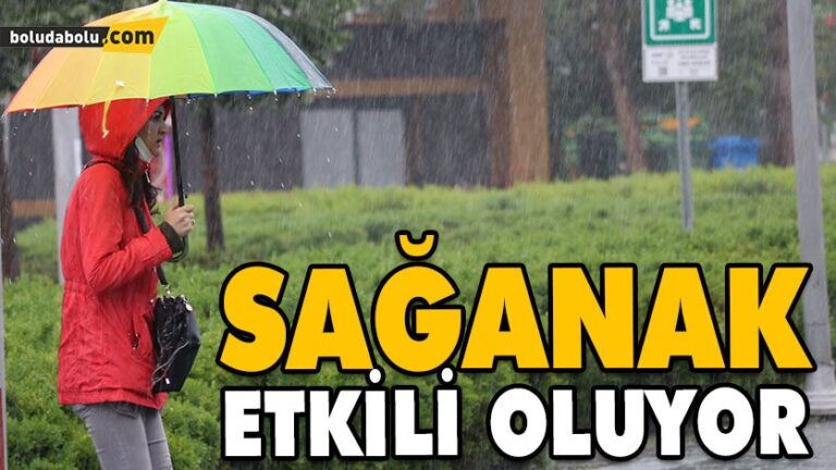 Sağanak etkili oluyor