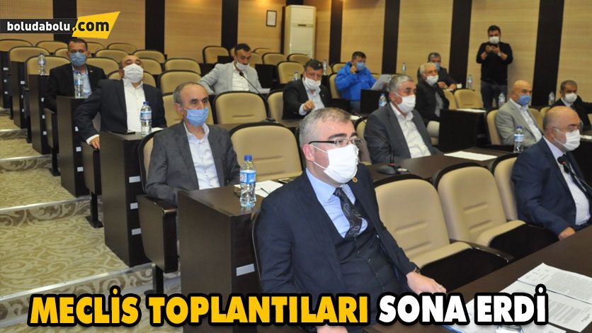 Meclis toplantıları sona erdi Meclis toplantıları sona erdi