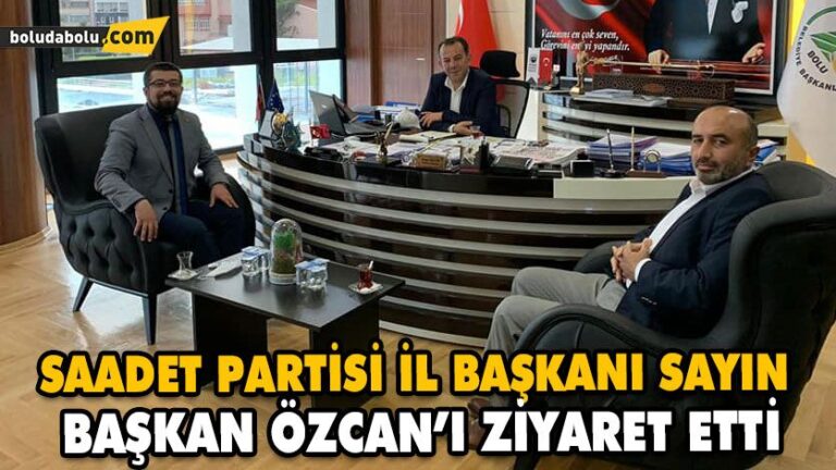 İsa Sayın Başkan Özcan’ı Ziyaret Etti