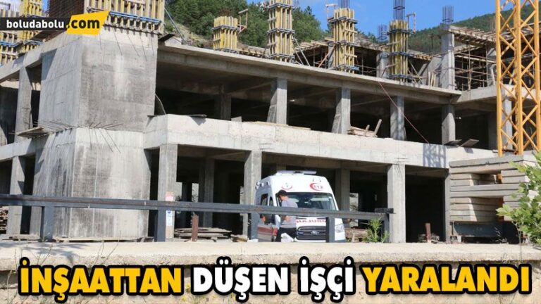 İnşaattan düşen işçi yaralandı