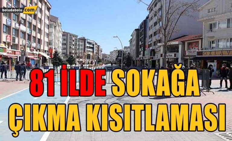 BAKAN KOCA SOKAĞA ÇIKMA YASAĞINI AÇIKLADI