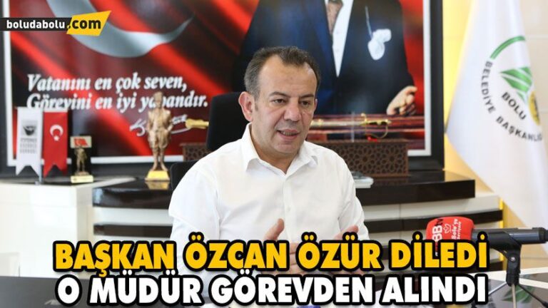 O MÜDÜR GÖREVDEN ALINDI