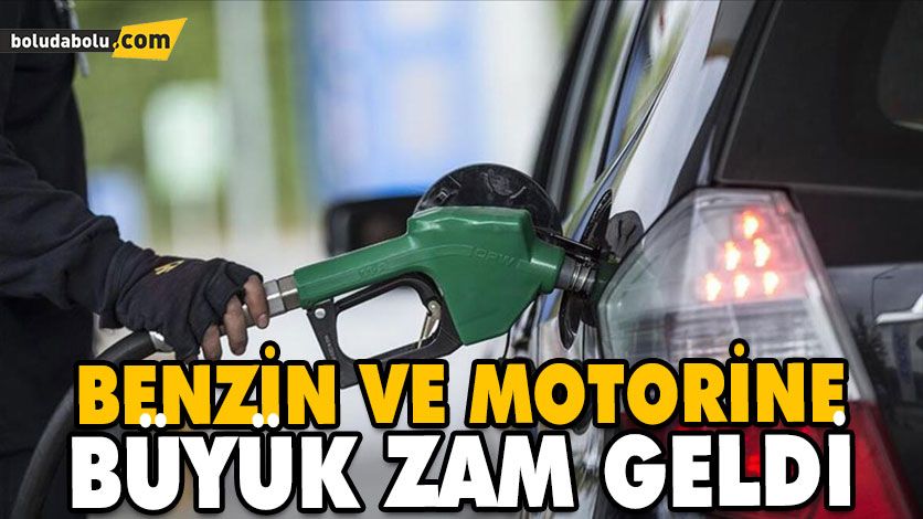 BENZİN VE MOTORİNE BÜYÜK ZAM GELDİ BENZİN VE MOTORİNE BÜYÜK ZAM GELDİ
