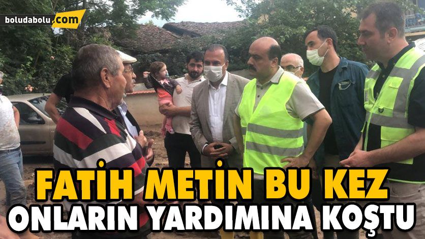 FATİH METİN BU KEZ ONLARIN YARDIMINA KOŞTU FATİH METİN BU KEZ ONLARIN YARDIMINA KOŞTU