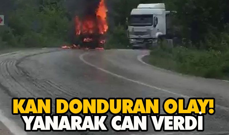 Bolu’da, tırla çarpışan otomobil sürücü yanan araçta can verdi Bolu’da, tırla çarpışan otomobil sürücü yanan araçta can verdi