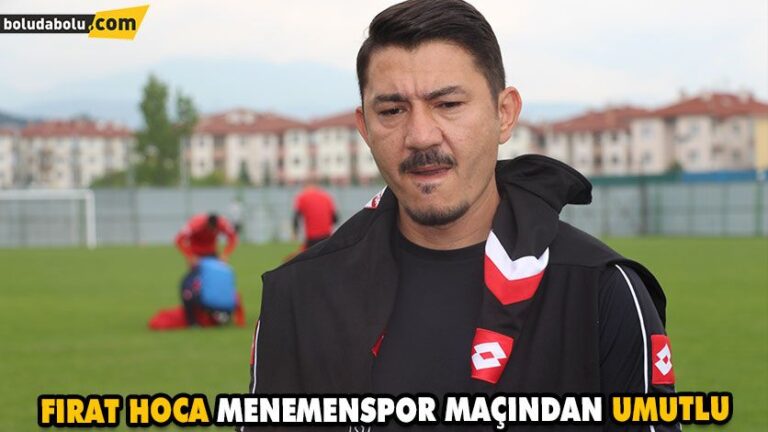 FIRAT HOCA MENEMENSPOR MAÇINDAN UMUTLU