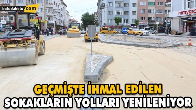 GEÇMİŞTE İHMAL EDİLEN SOKAKLARIN YOLLARI YENİLENİYOR