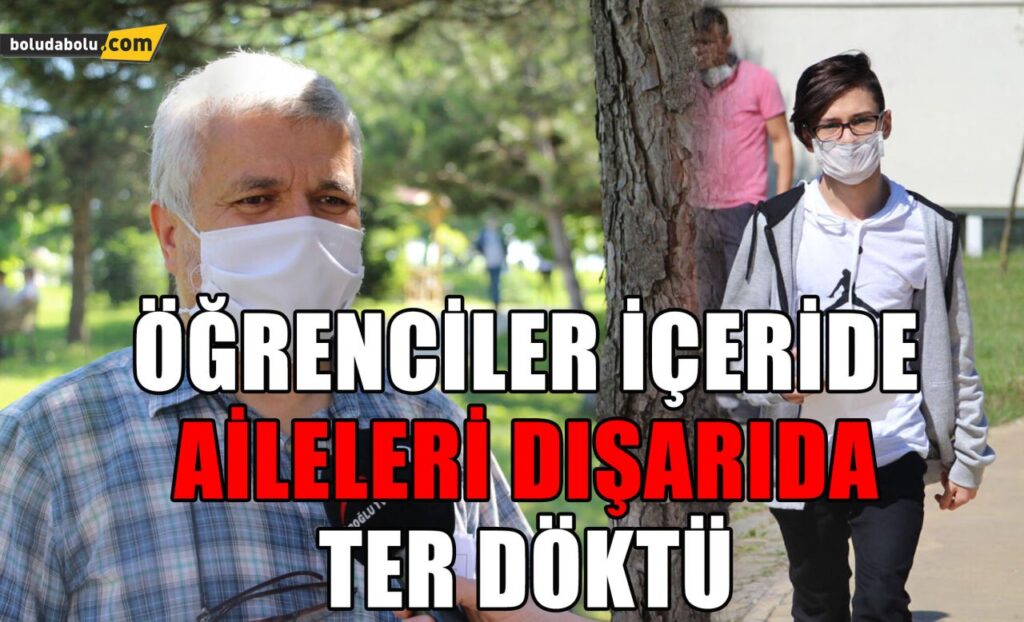 YKS’NİN İLK OTURUMUNDA AİLELER HEYECANLA BEKLEDİ YKS’NİN İLK OTURUMUNDA AİLELER HEYECANLA BEKLEDİ
