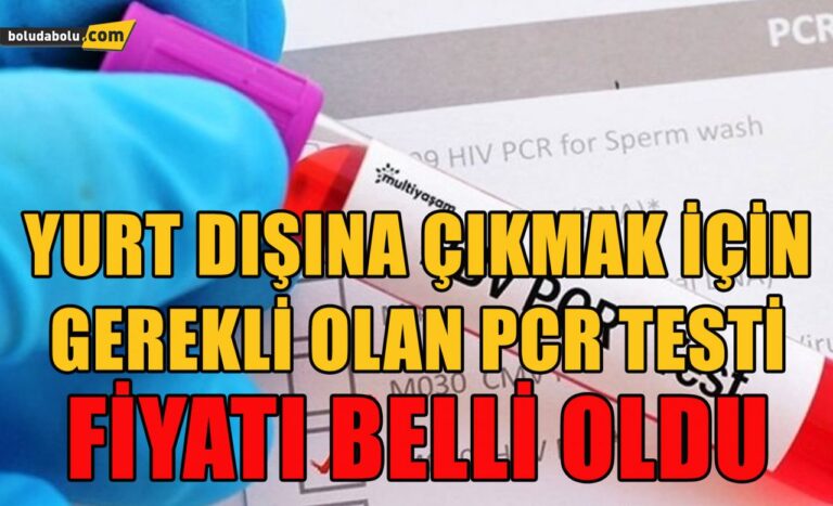 Yurt dışına çıkmak için gerekli olan PCR testi 110 liraya yapılacak