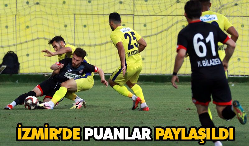 İzmir’de puanlar paylaşıldı İzmir’de puanlar paylaşıldı