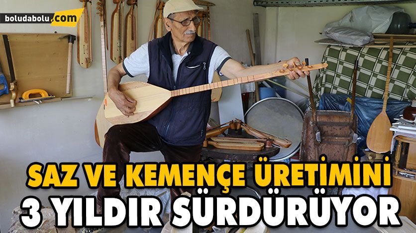 Emekli Fen Bilgisi Öğretmeni Atölyesinde Kemençe Ve Saz Yapıyor Emekli Fen Bilgisi Öğretmeni Atölyesinde Kemençe Ve Saz Yapıyor