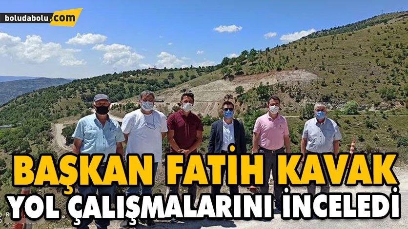 Başkan Fatih Kavak, yol çalışmalarını inceledi Başkan Fatih Kavak, yol çalışmalarını inceledi