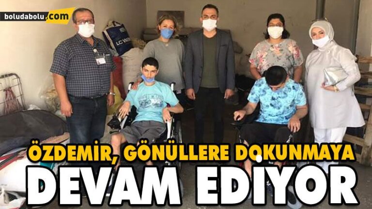 BAŞKAN YARDIMCISI RASİM ÖZDEMİR 3 ENGELLİ VATANDAŞIN SEVİNCİNE ORTAK OLDU
