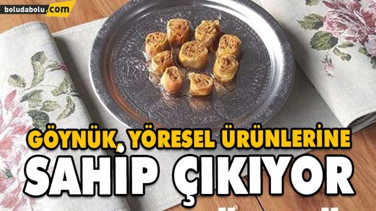 Göynük, yöresel ürünlerine sahip çıkıyor