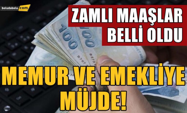 Emekli ve memur maaş zammı belli oldu!