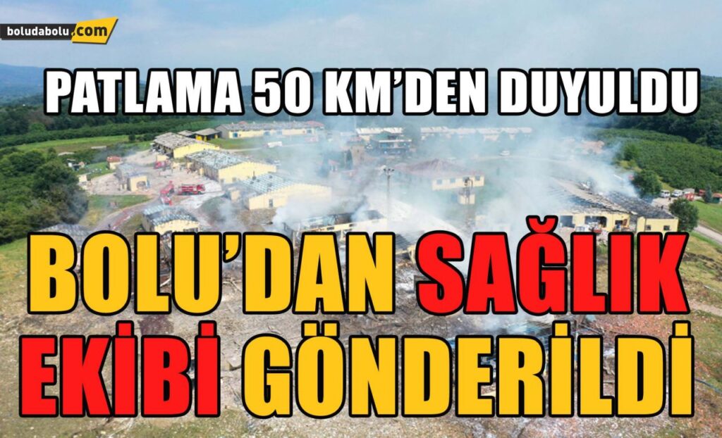 BOLU’DAN SAĞLIK EKİBİ GÖNDERİLDİ BOLU’DAN SAĞLIK EKİBİ GÖNDERİLDİ
