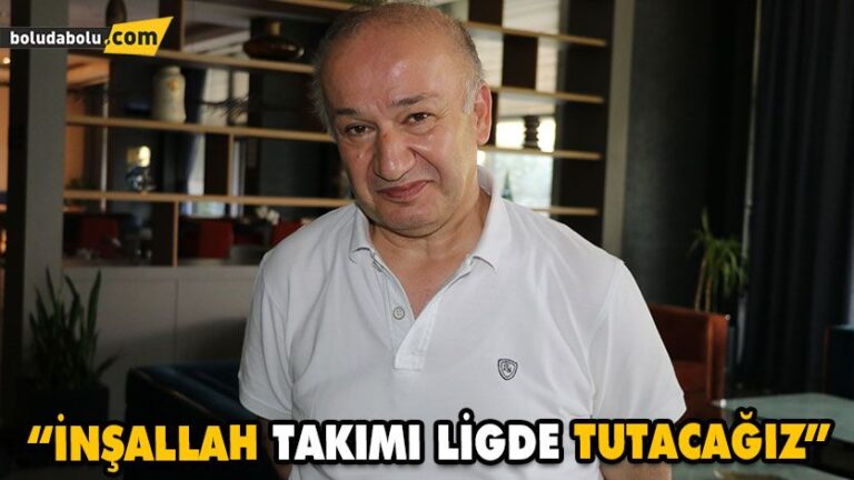 “İnşallah takımı ligde tutacağız”