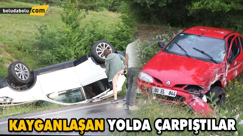 Kayganlaşan Yolda Çarpıştılar Kayganlaşan Yolda Çarpıştılar