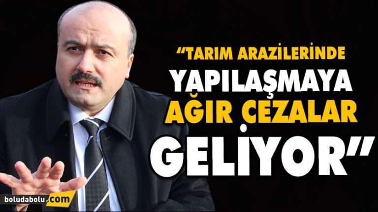 “Tarım arazilerinde yapılaşmaya ağır cezalar geliyor”
