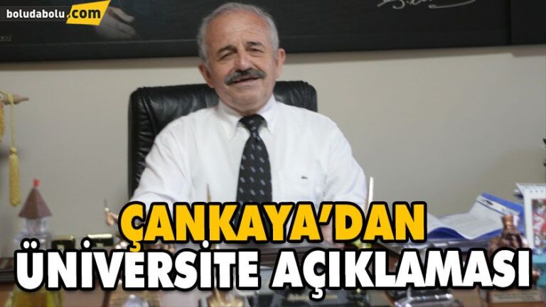 Çankaya’dan üniversite açıklaması