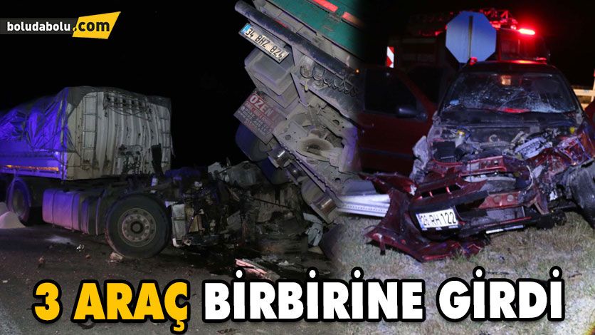 Mudurnu’da Zincirleme Trafik Kazası: 7 Yaralı Mudurnu’da Zincirleme Trafik Kazası: 7 Yaralı