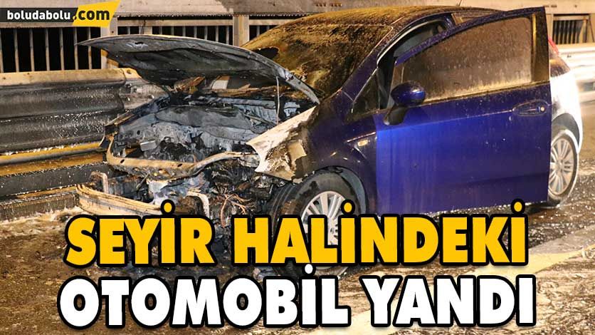Seyir halindeki otomobil yandı Seyir halindeki otomobil yandı