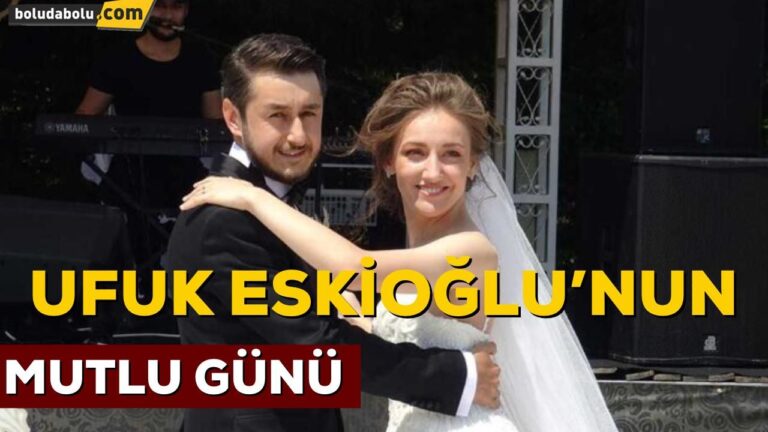Ufuk Eskioğlu dünya evine girdi